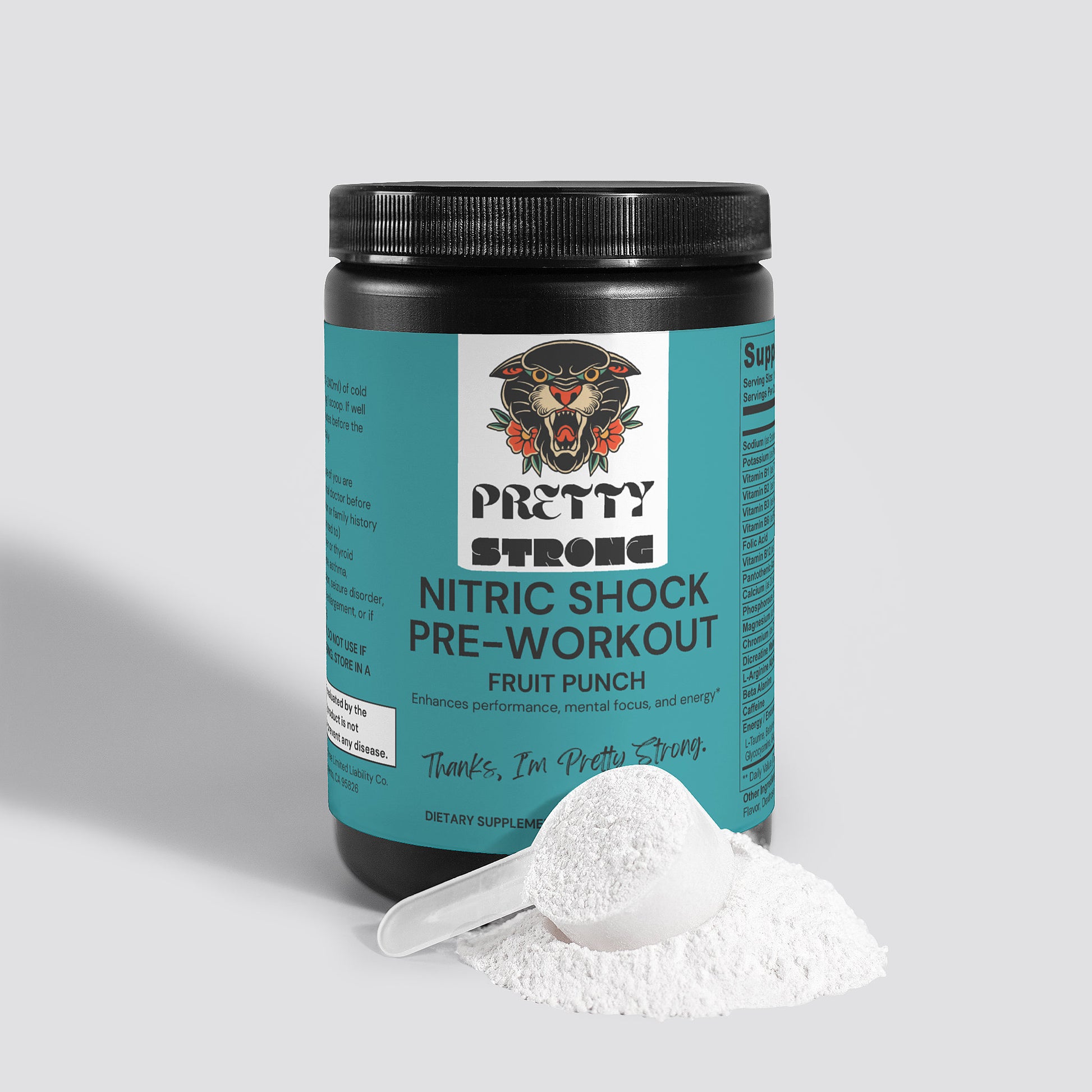 Nitric Shock Pre-Workout Powder (Fruit Punch)
